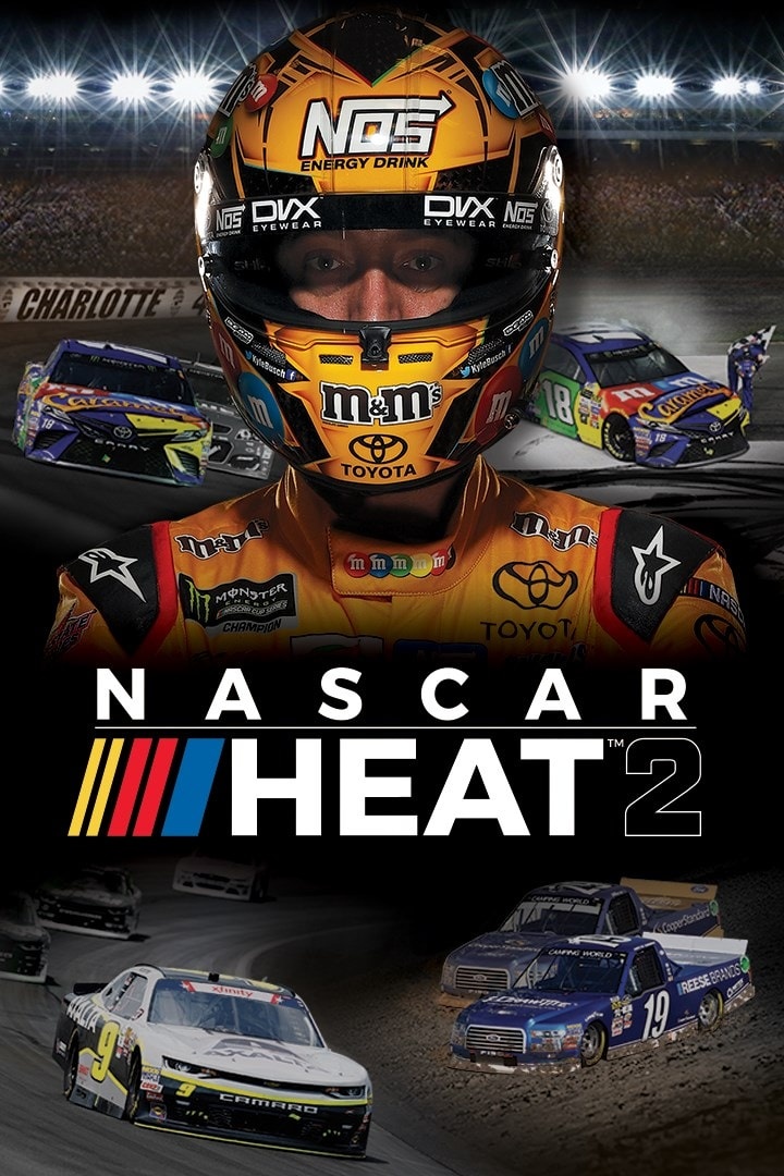 Capa do jogo NASCAR Heat 2