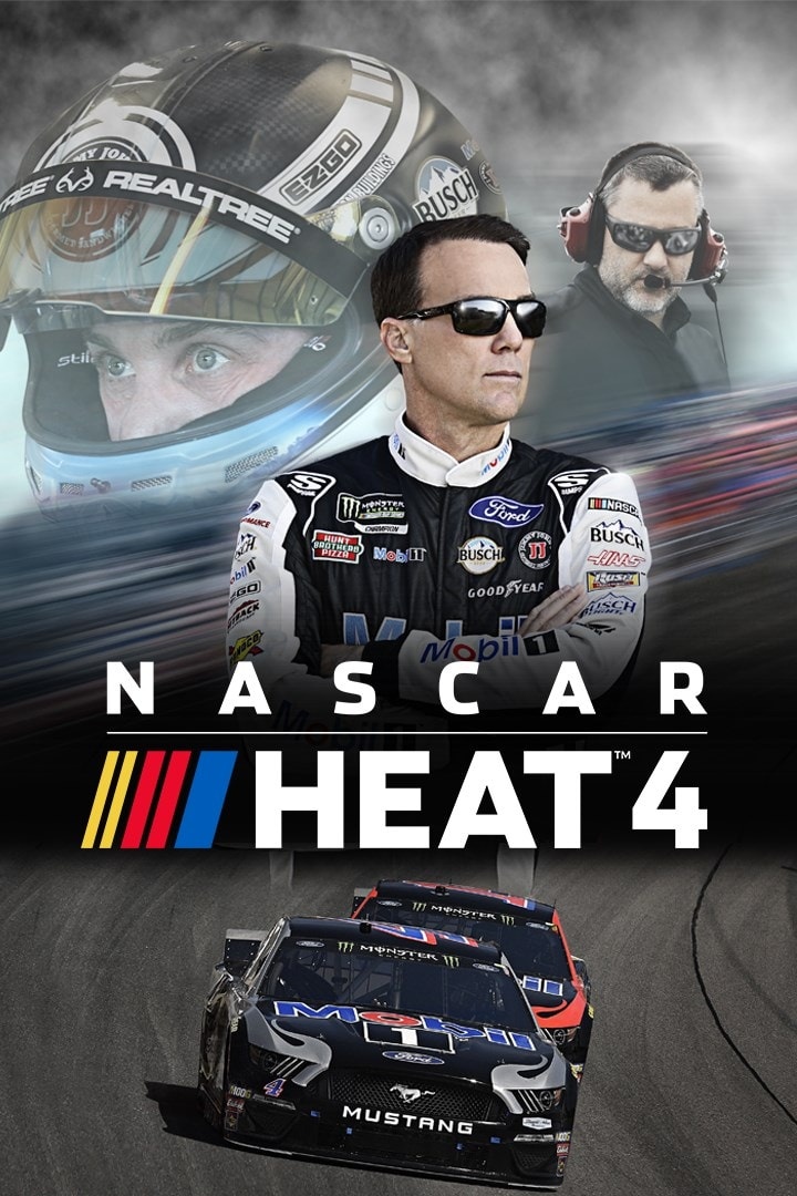 Capa do jogo NASCAR Heat 4