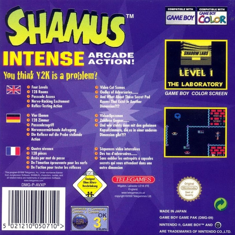 Capa do jogo Shamus