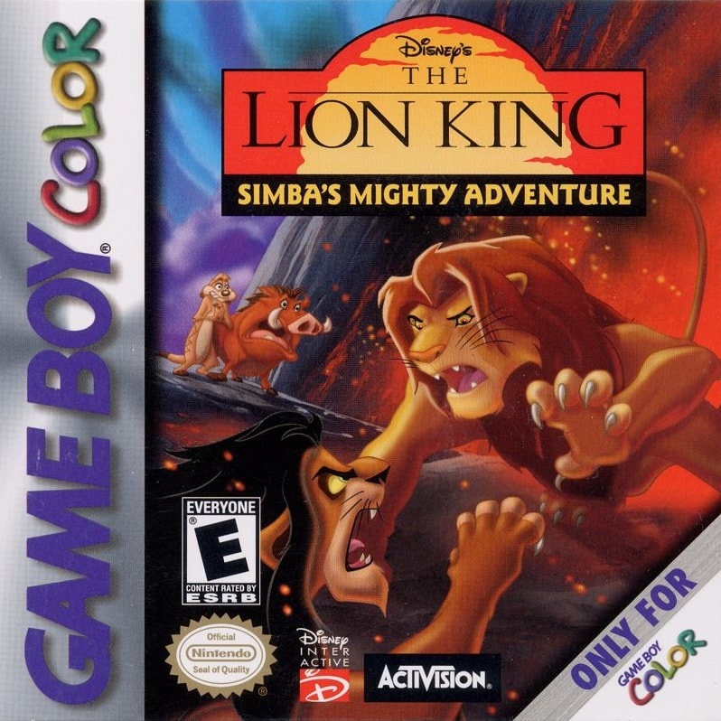 Capa do jogo Disneys The Lion King: Simbas Mighty Adventure