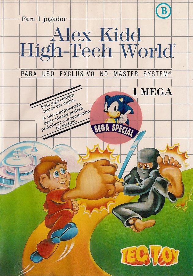 Capa do jogo Alex Kidd: High-Tech World