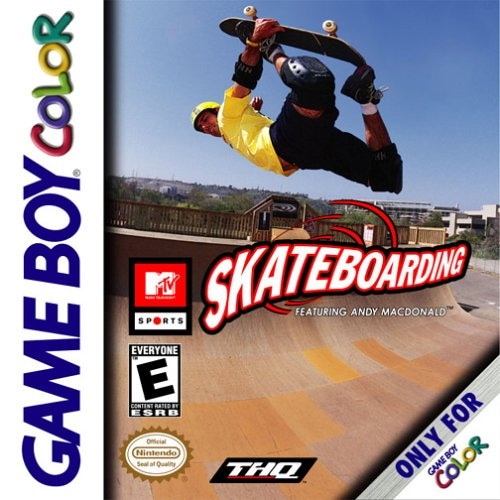 Capa do jogo MTV Sports: Skateboarding featuring Andy Macdonald