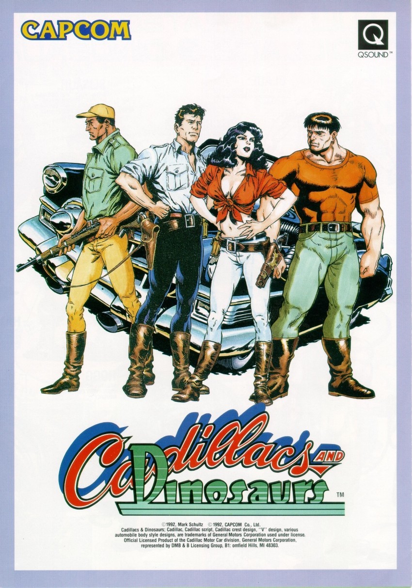 Capa do jogo Cadillacs and Dinosaurs