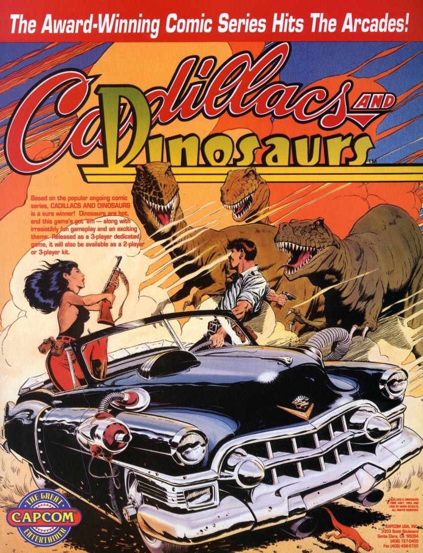 Capa do jogo Cadillacs and Dinosaurs