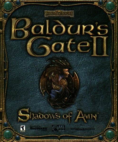 Capa do jogo Baldurs Gate II: Shadows of Amn