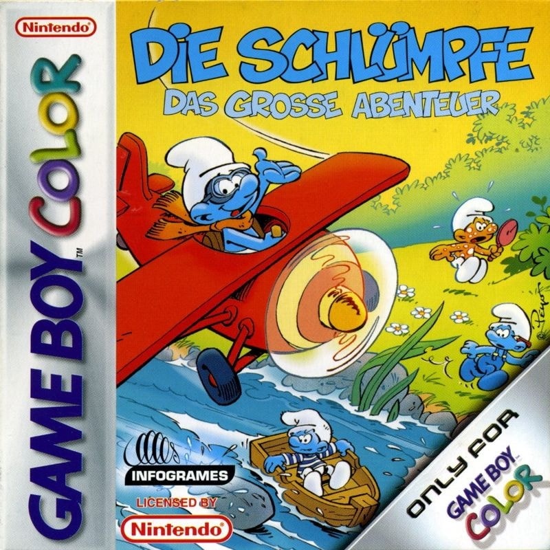 Capa do jogo The Adventures of the Smurfs