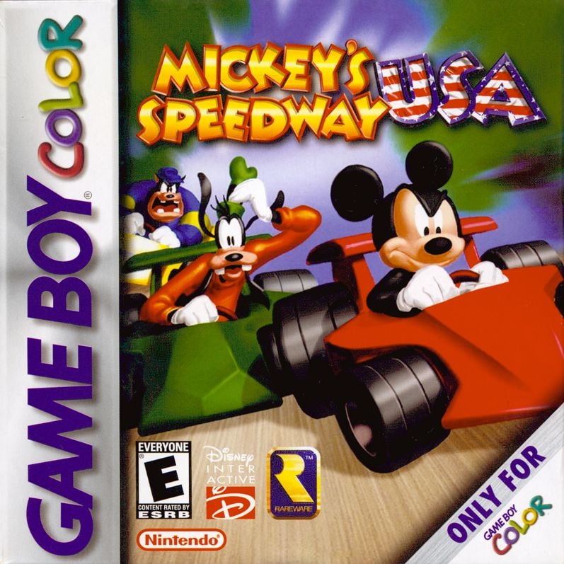 Capa do jogo Mickeys Speedway USA