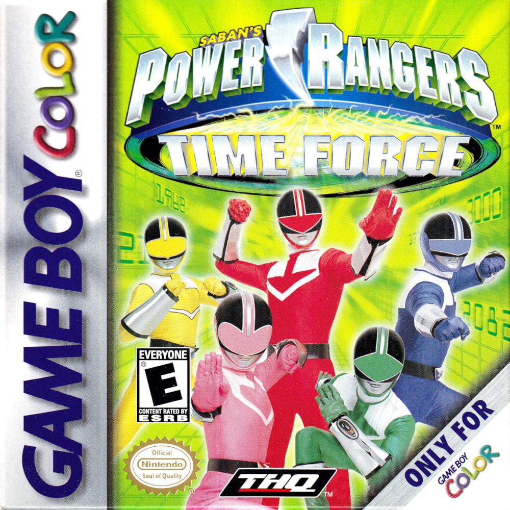 Capa do jogo Sabans Power Rangers: Time Force