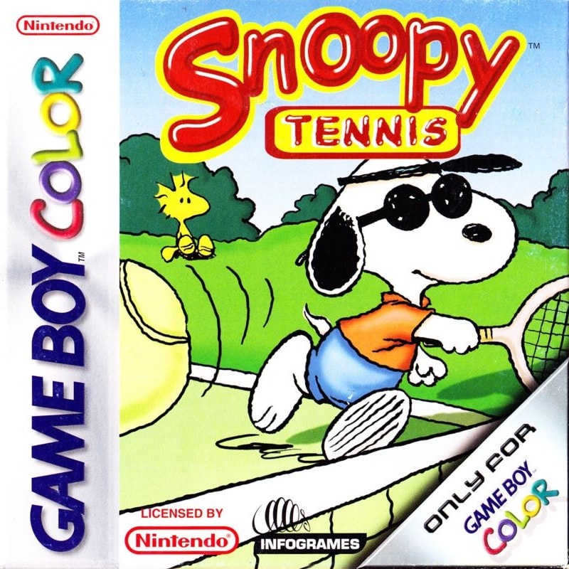 Capa do jogo Snoopy Tennis
