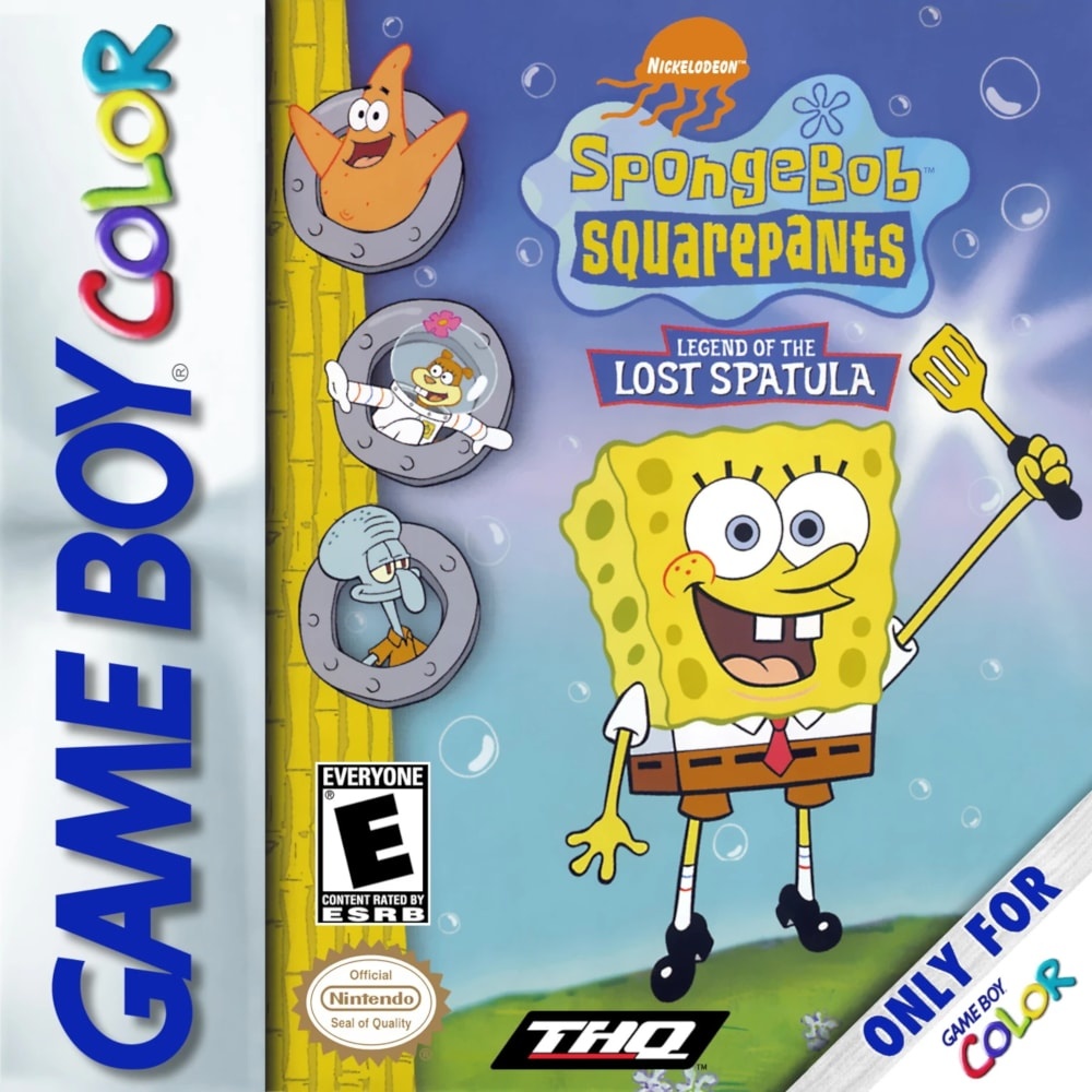 Capa do jogo SpongeBob Squarepants: Legend of the Lost Spatula