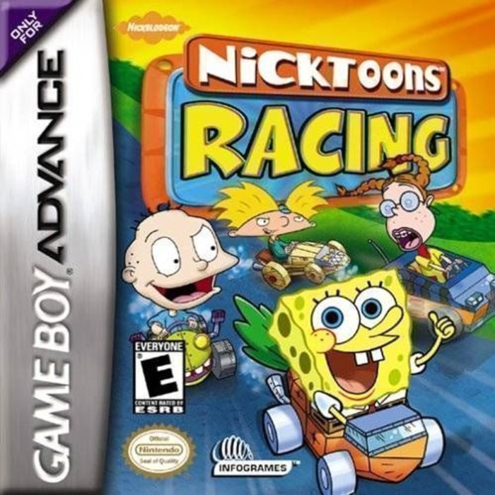 Capa do jogo Nicktoons Racing
