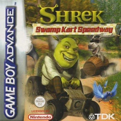 Capa do jogo Shrek: Swamp Kart Speedway