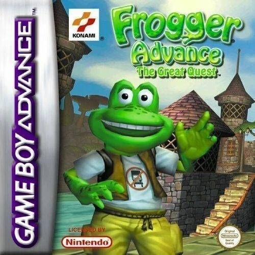 Capa do jogo Frogger Advance: The Great Quest