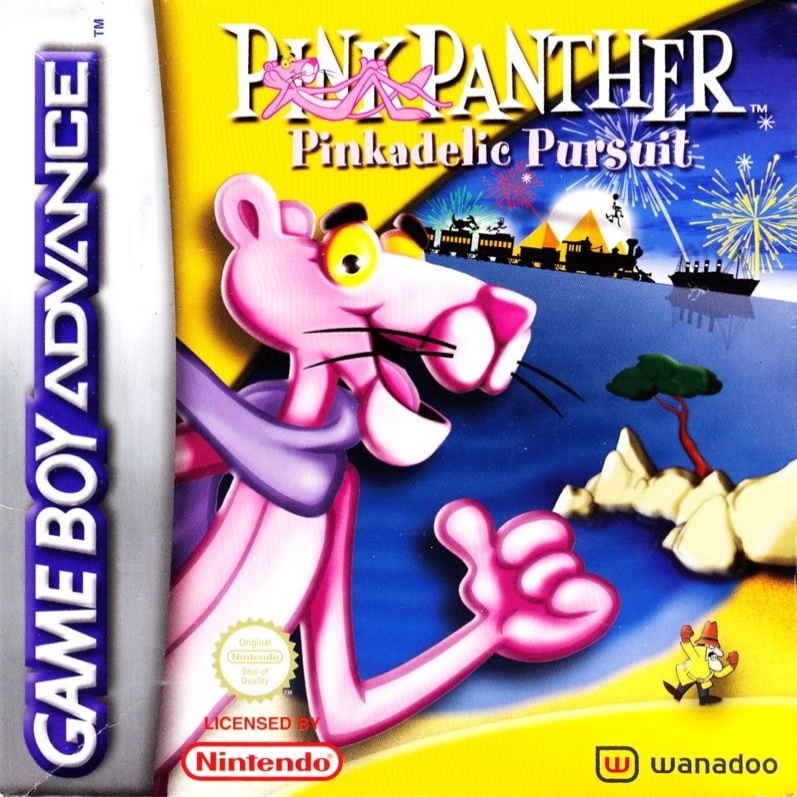 Capa do jogo Pink Panther: Pinkadelic Pursuit
