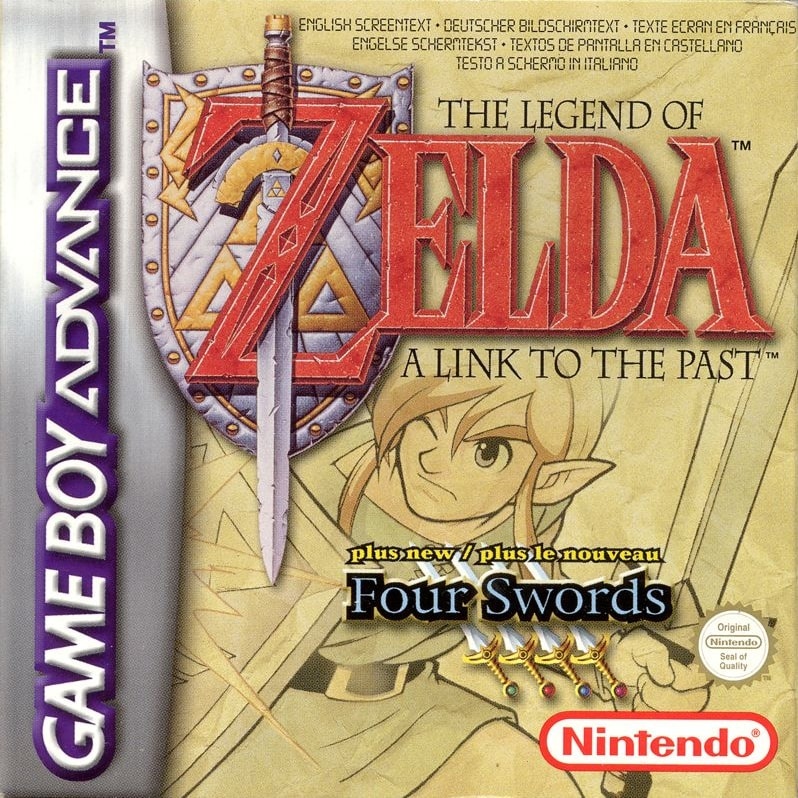 Capa do jogo The Legend of Zelda: A Link to the Past/Four Swords