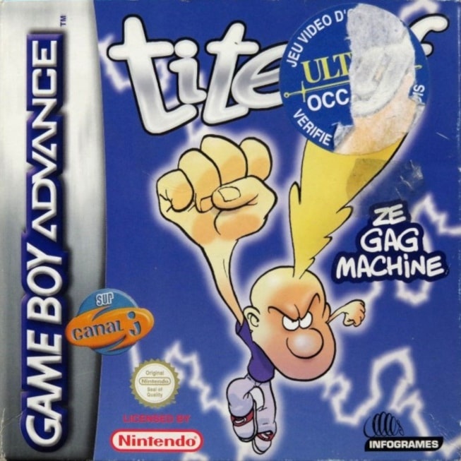 Capa do jogo Titeuf: Ze Gag Machine