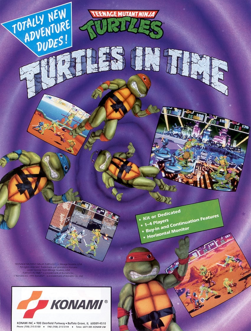 Capa do jogo Teenage Mutant Ninja Turtles: Turtles in Time