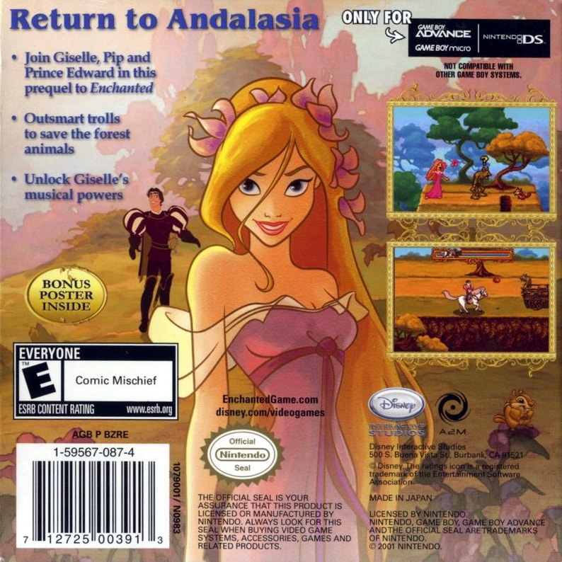 Capa do jogo Enchanted: Once Upon Andalasia