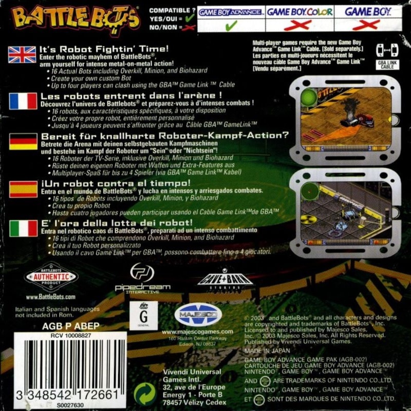 Capa do jogo BattleBots: Beyond the Battlebox