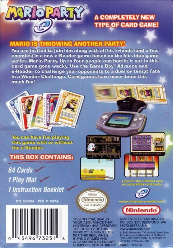 Capa do jogo Mario Party-e