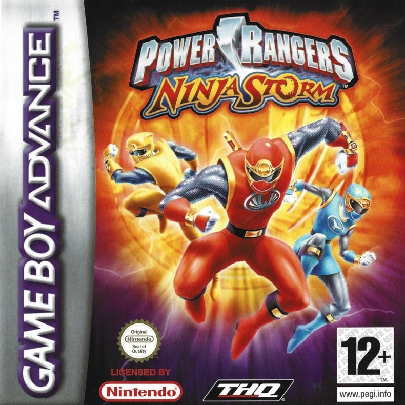 Capa do jogo Power Rangers: Ninja Storm