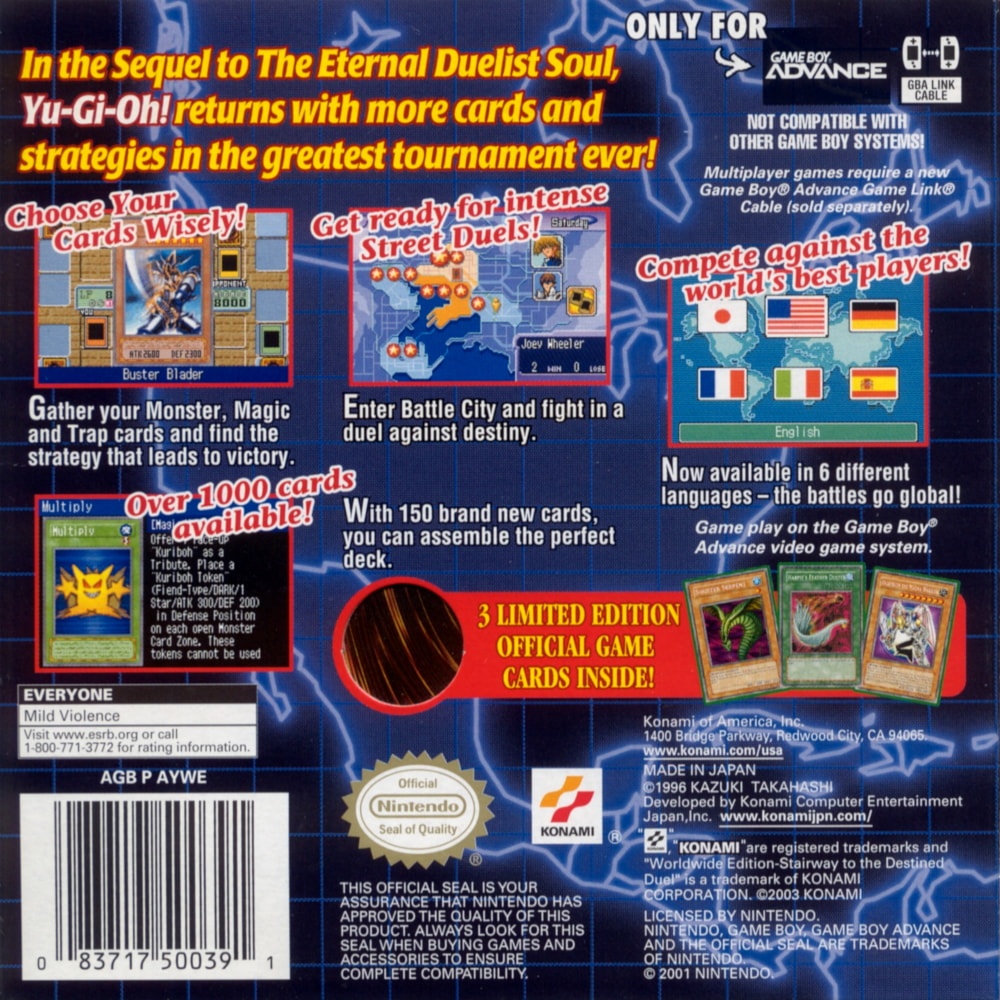 Capa do jogo Yu-Gi-Oh!: Worldwide Edition - Stairway to the Destined Duel