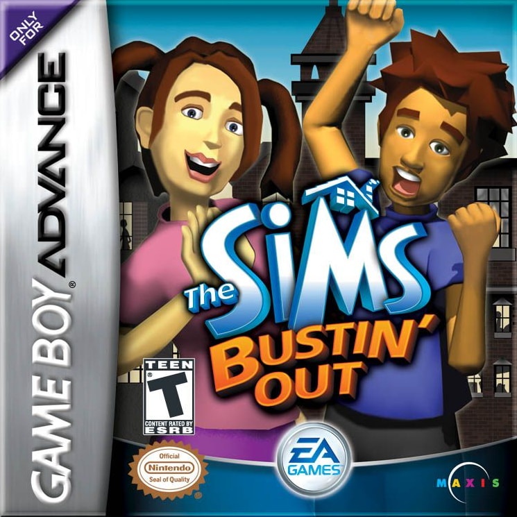 Capa do jogo The Sims: Bustin Out