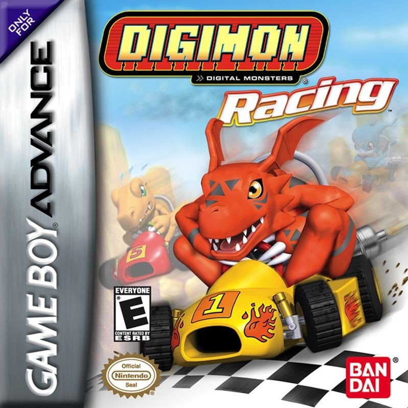 Capa do jogo Digimon Racing
