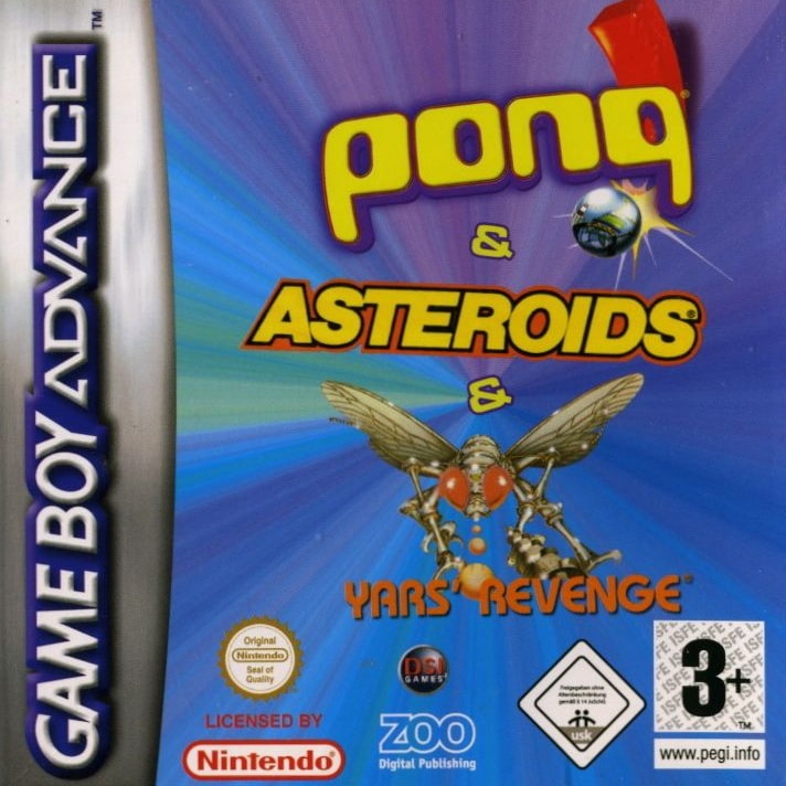 Capa do jogo Asteroids / Pong / Yars Revenge