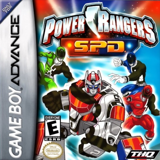 Capa do jogo Power Rangers: S.P.D.