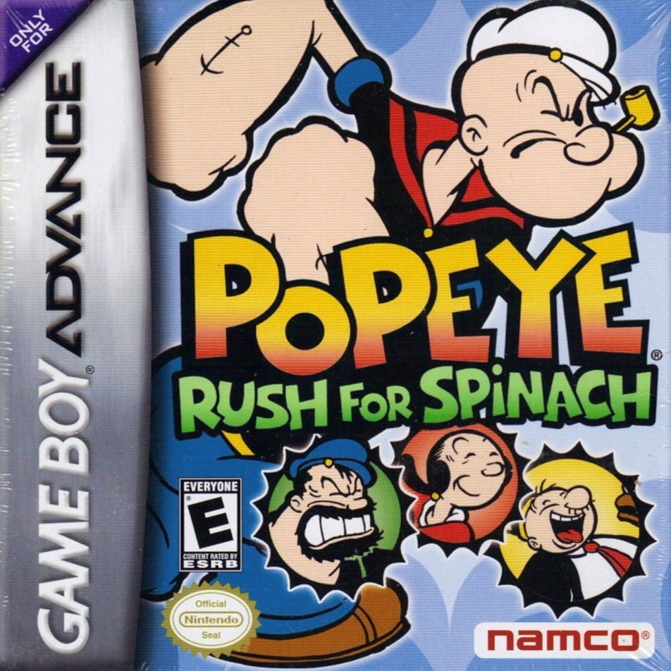 Capa do jogo Popeye: Rush for Spinach