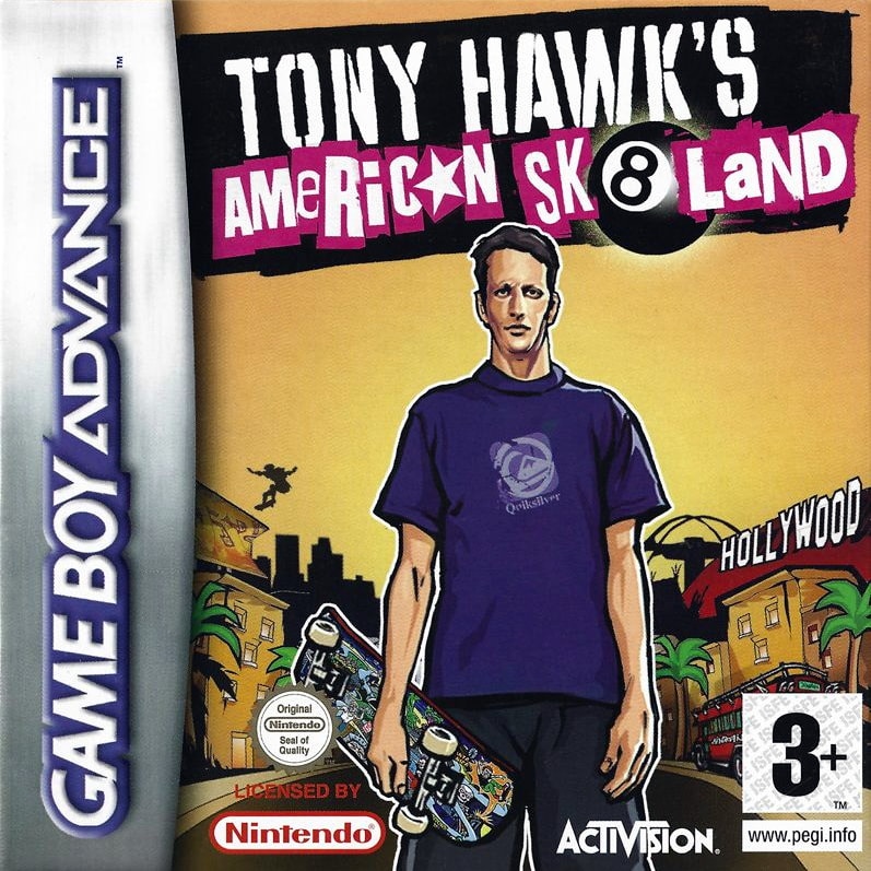 Capa do jogo Tony Hawks American Sk8land