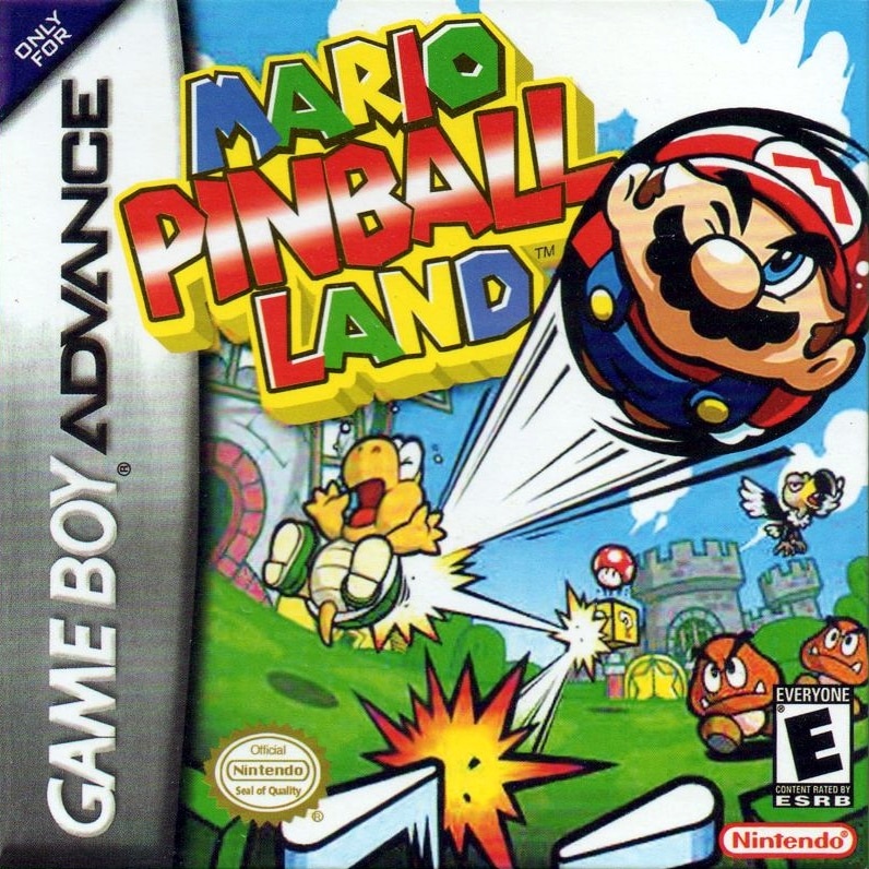 Capa do jogo Mario Pinball Land