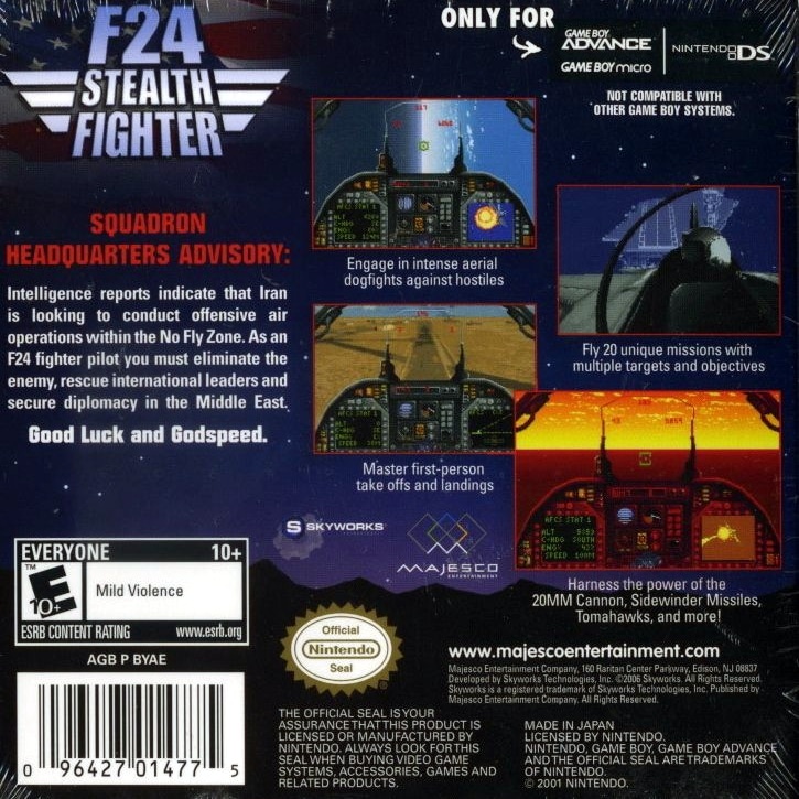 Capa do jogo F24 Stealth Fighter