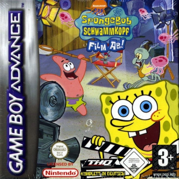 Capa do jogo SpongeBob SquarePants: Lights, Camera, Pants!