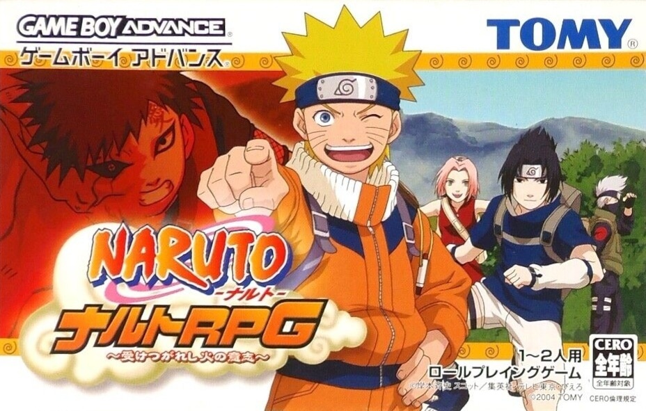 Capa do jogo Naruto RPG - Uketsugareshi Hi No Ishi