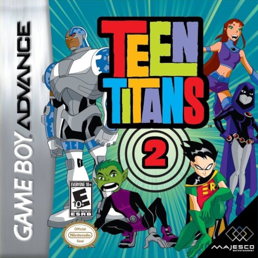 Capa do jogo Teen Titans 2