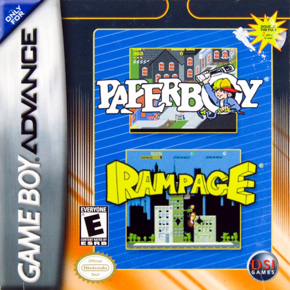 Capa do jogo PaperBoy / Rampage