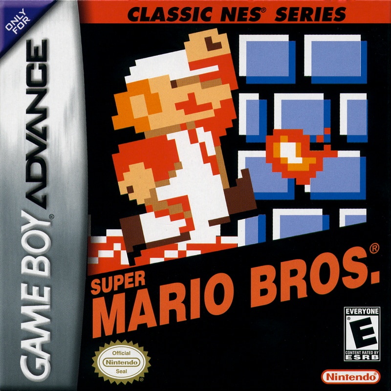 Capa do jogo Super Mario Bros.