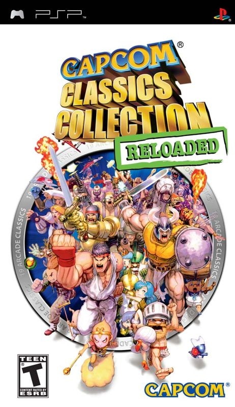 Capa do jogo Capcom Classics Collection: Reloaded
