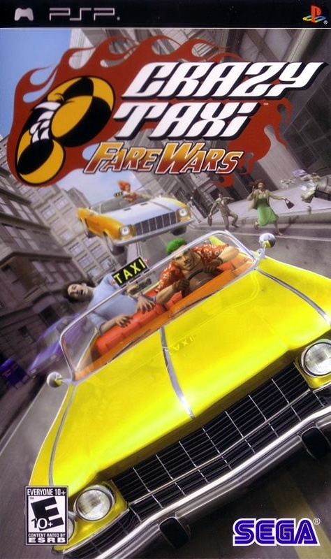 Capa do jogo Crazy Taxi: Fare Wars