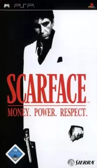 Capa de Scarface: Money. Power. Respect.