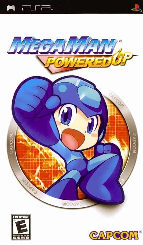 Capa do jogo Mega Man Powered Up