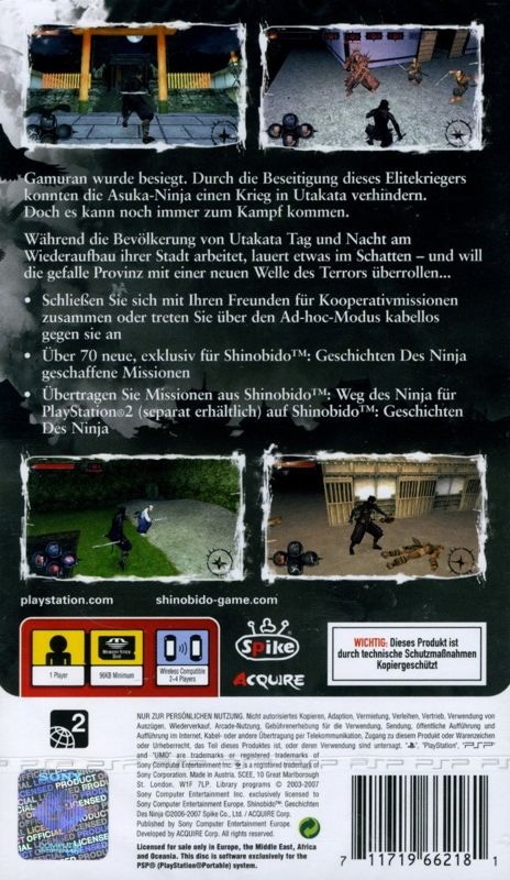 Capa do jogo Shinobido: Tales of the Ninja