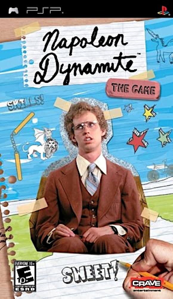 Capa do jogo Napoleon Dynamite: The Game