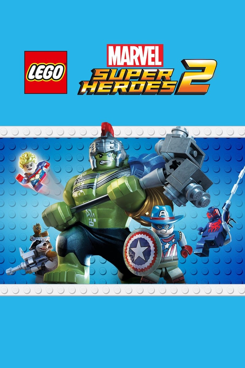 Capa do jogo LEGO Marvel Super Heroes 2