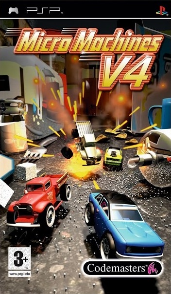 Capa do jogo Micro Machines V4