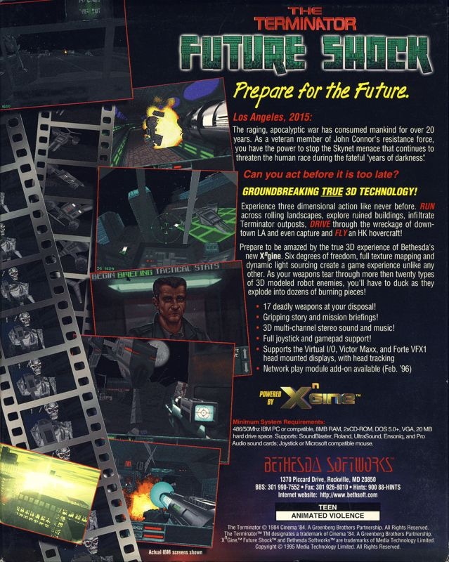 Capa do jogo The Terminator: Future Shock
