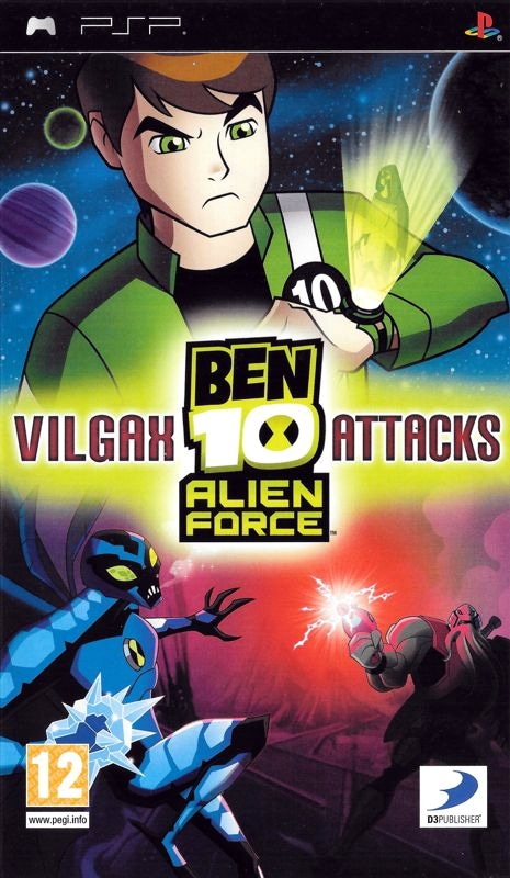 Capa do jogo Ben 10: Alien Force - Vilgax Attacks