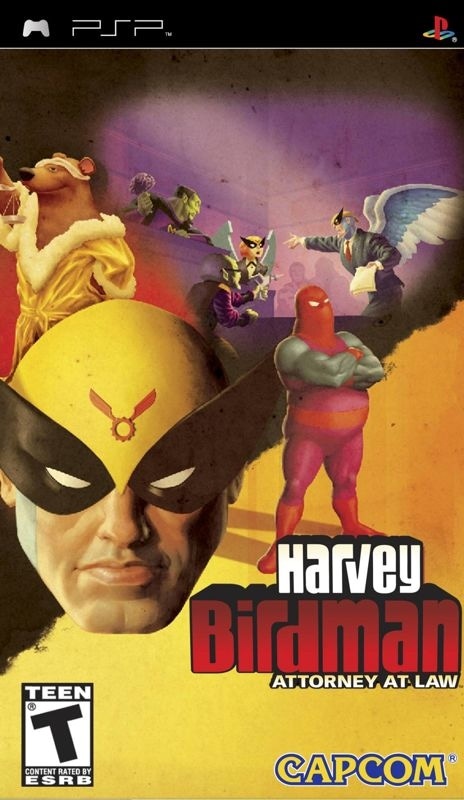 Capa do jogo Harvey Birdman: Attorney at Law